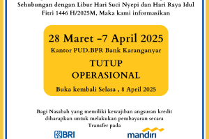 Pengumuman libur dan Cuti Hari Raya Nyepi dan Idul Fitri 1446h/2025