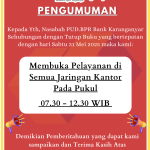Pengumuman Tutup Buku 31 Mei 2025